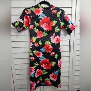 NWT Xoxo Colorful Cap Sleeve Dress M